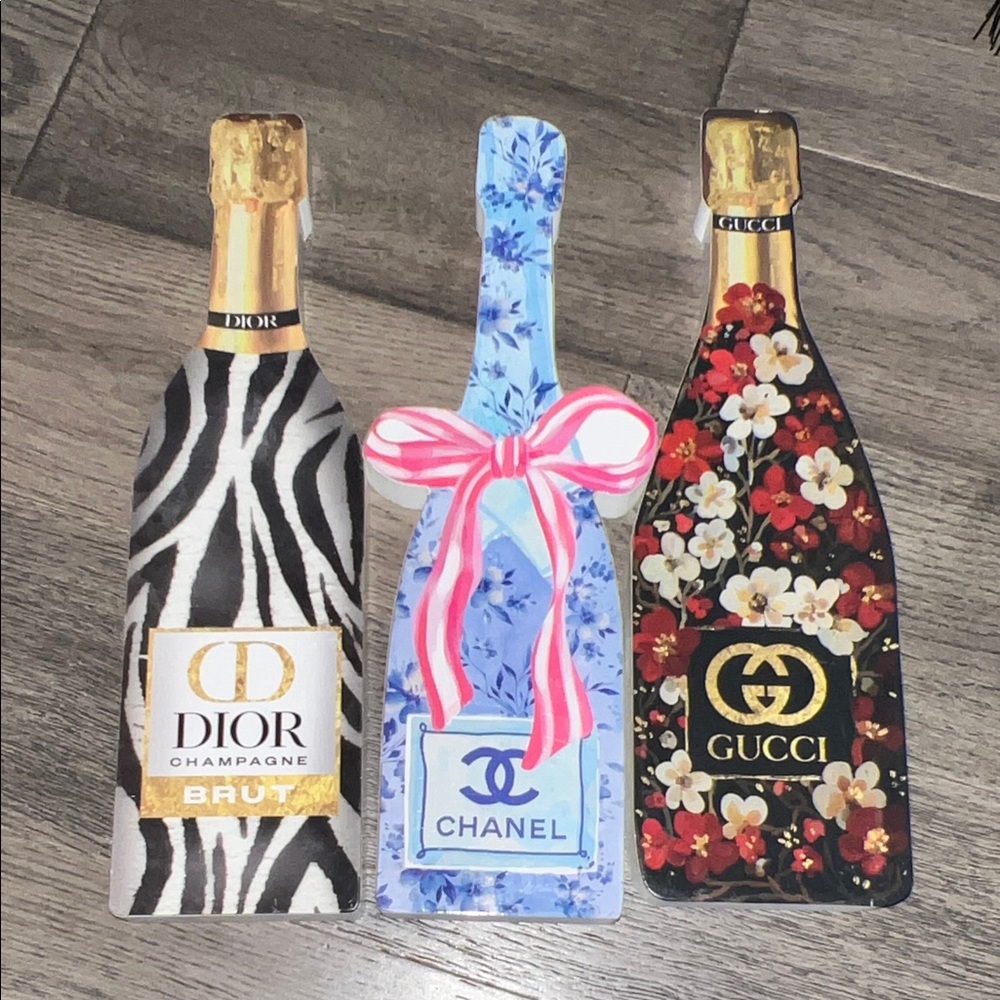 Dior, Chanel, Gucci Decorative Bottles